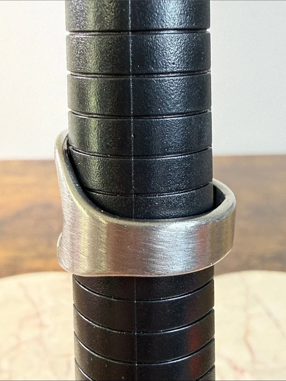 Stainless Steel Silver Bottle-Opener Ring for Men